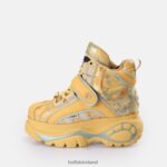 Camo Mustard Buffalo Classic Sneaker High |Sneakers F06ZHH504