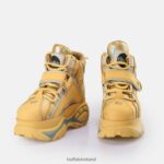 Camo Mustard Buffalo Classic Sneaker High |Sneakers F06ZHH504 - Image 3