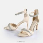 Cream Buffalo Blair Spark Heeled Sandals vegan |Sandals F06ZHH697 - Image 4