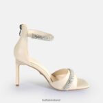 Cream Buffalo Blair Spark Heeled Sandals vegan |Sandals F06ZHH697 - Image 6