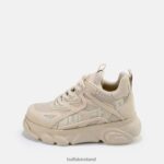 Cream Buffalo Cld Grid vegan sneakers |Sneakers F06ZHH681