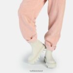 Cream Buffalo Flora Chelsea HI Boot vegan |Boots F06ZHH615