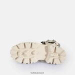 Cream Buffalo Lion Choker Platform Sandals vegan |Sandals F06ZHH182 - Image 7