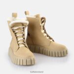 Cream Buffalo Rampa Lace Up HI Warm Ankle Boot |Boots F06ZHH466 - Image 4
