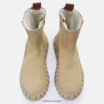 Cream Buffalo Rampa Zip Warm Ankle Boot |Boots F06ZHH301 - Image 6