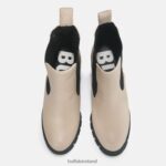 Cream Buffalo Serlina Ankle Boot vegan |Boots F06ZHH903 - Image 3