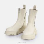 Cream Buffalo Shade Sock Chealsea Ankle Boot |Boots F06ZHH608 - Image 3