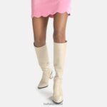 Cream Buffalo Shirly Boot vegan |Boots F06ZHH617 - Image 2