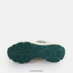 Cream/Green Buffalo CLD Run Jog Sneakers Low vegan |Sneakers F06ZHH912 - Image 7