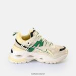 Cream/Green Buffalo Triplet Hollow Sneakers Low vegan |Sneakers F06ZHH17 - Image 5