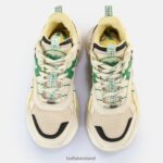 Cream/Green Buffalo Triplet Hollow Sneakers Low vegan |Sneakers F06ZHH17 - Image 6
