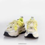 Cream/Lime Buffalo Triplet Lace Sneakers Low vegan |Sneakers F06ZHH744 - Image 3