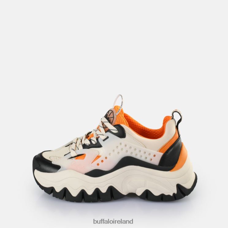 Cream/Orange/Black Buffalo Trail Sneakers Low vegan |Sneakers F06ZHH9 - Image 2