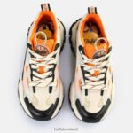 Cream/Orange/Black Buffalo Trail Sneakers Low vegan |Sneakers F06ZHH9 - Image 3