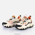 Cream/Orange/Black Buffalo Trail Sneakers Low vegan |Sneakers F06ZHH9 - Image 4