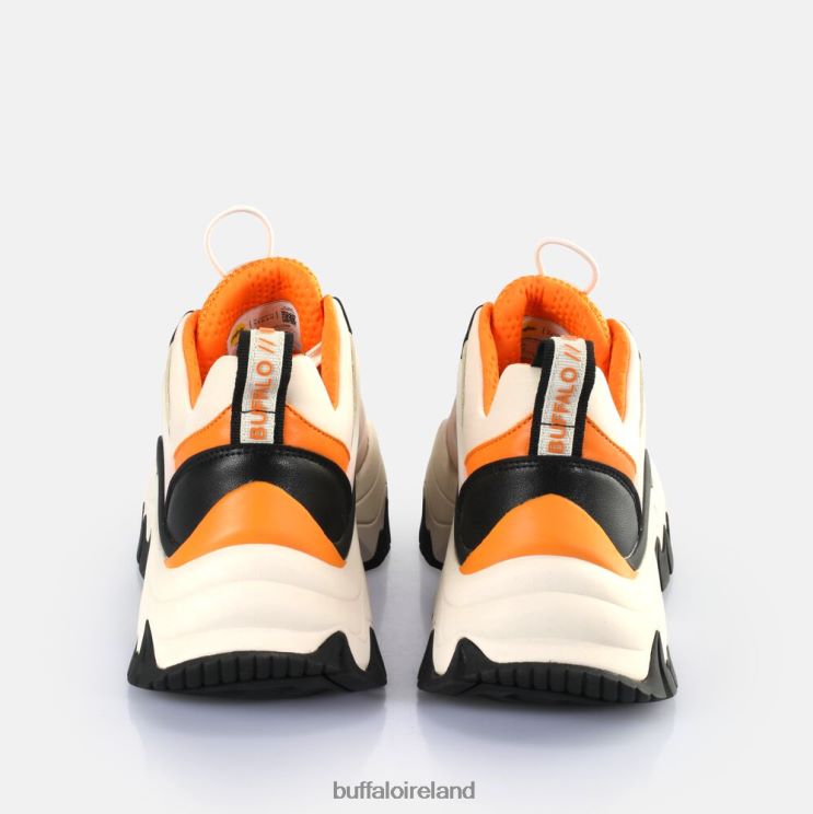 Cream/Orange/Black Buffalo Trail Sneakers Low vegan |Sneakers F06ZHH9 - Image 5