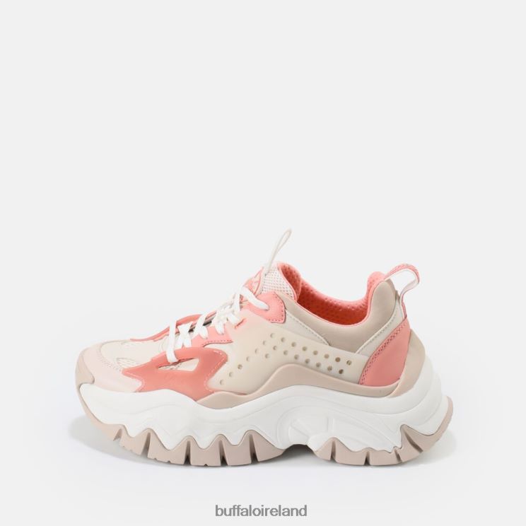 cream_pink_buffalo_trail_one_sneaker_low_vegan_sneakers_f06zhh614.jpg Cream/Pink Buffalo Trail One Sneaker Low vegan |Sneakers F06ZHH614 - Image 1