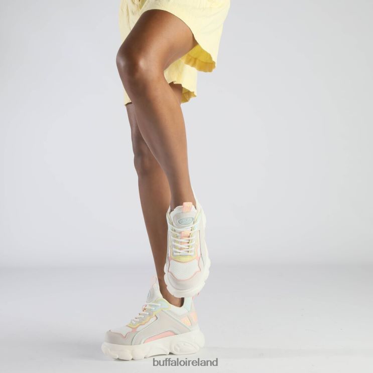 Cream/Pink/Mint Green Buffalo CLD Chai Sneakers Low vegan |Sneakers F06ZHH72 - Image 2