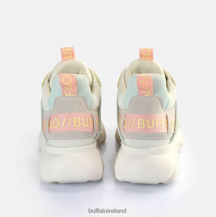 Cream/Pink/Mint Green Buffalo CLD Chai Sneakers Low vegan |Sneakers F06ZHH72 - Image 5