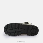 Eggshell/Black Buffalo Aspha Chelsea Mid Ankle Boot vegan |Boots F06ZHH478 - Image 5