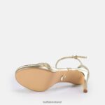 Gold Buffalo Monroe 2 heeled sandal vegan |Sandals F06ZHH228 - Image 6
