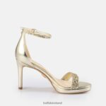 Gold Buffalo Monroe 2 heeled sandal vegan |Sandals F06ZHH228 - Image 7