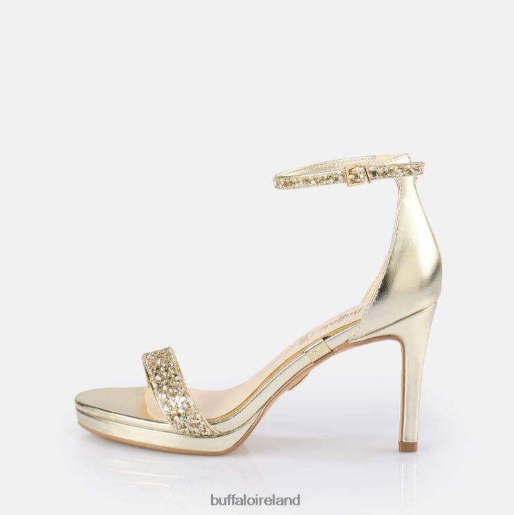 gold_buffalo_monroe_2_heeled_sandal_vegan_sandals_f06zhh228.jpg Gold Buffalo Monroe 2 heeled sandal vegan |Sandals F06ZHH228 - Image 1