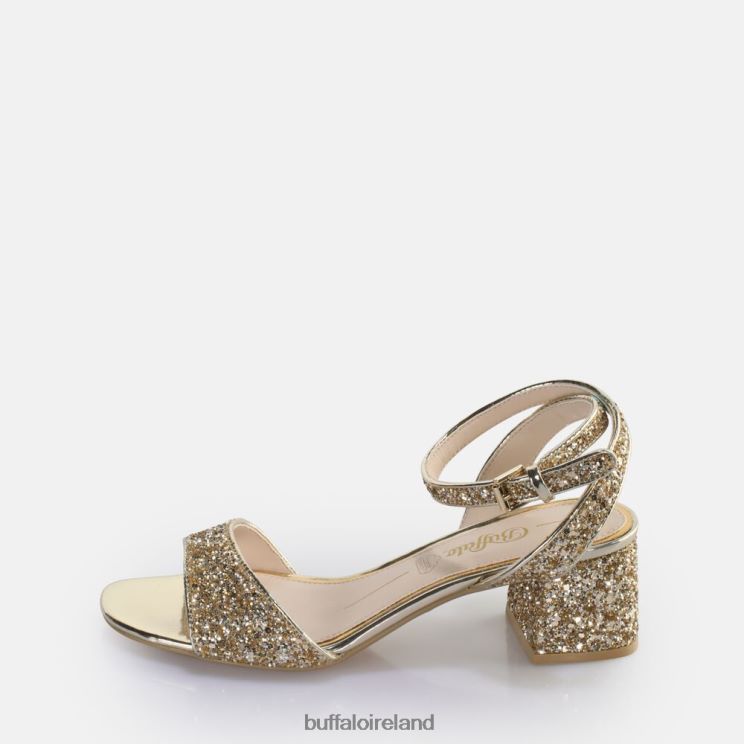 gold_buffalo_rainelle_heeled_sandal_vegan_sandals_f06zhh542.jpg Gold Buffalo Rainelle heeled sandal vegan |Sandals F06ZHH542 - Image 1