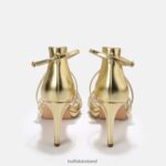 Gold Buffalo Serena Bow High-Heeled Sandal vegan |Sandals F06ZHH285 - Image 5