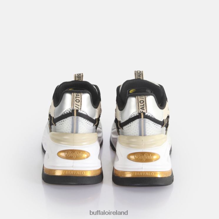 Gold/Silver/Black Buffalo Triplet Hollow trainer Low vegan |Sneakers F06ZHH129 - Image 6