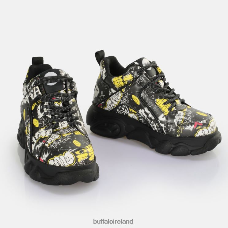 Graffiti Black Buffalo CLD Corin Sneaker Low vegan |Sneakers F06ZHH209 - Image 4