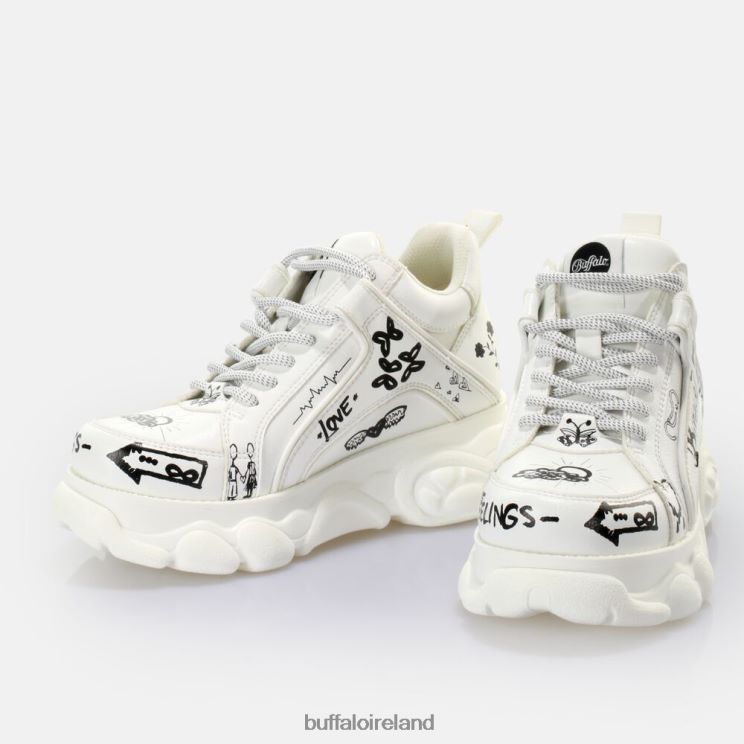 Graffiti Doodle Buffalo CLD Corin Sneaker Low vegan |Sneakers F06ZHH756 - Image 4