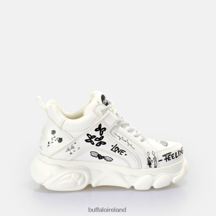Graffiti Doodle Buffalo CLD Corin Sneaker Low vegan |Sneakers F06ZHH756 - Image 5