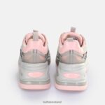 Grey/Pink Buffalo Triplet Hollow Sneaker Low vegan |Sneakers F06ZHH125 - Image 3