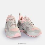 Grey/Pink Buffalo Triplet Hollow Sneaker Low vegan |Sneakers F06ZHH125 - Image 4