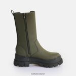 Khaki Buffalo Aspha CLF Rain Chelsea HI Boot vegan |Boots F06ZHH513 - Image 5
