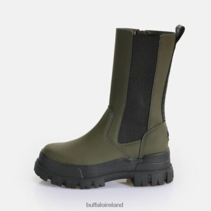 Khaki Buffalo Aspha CLF Rain Chelsea HI Boot vegan |Boots F06ZHH513