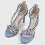 Light Blue Buffalo Anna Ankle-Strap Sandal |Sandals F06ZHH776 - Image 3