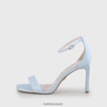 Light Blue Buffalo Rosabella vegan heeled sandals |Sandals F06ZHH906