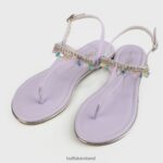 Light Purple Buffalo Rachel Charms vegan sandals |Sandals F06ZHH770 - Image 3