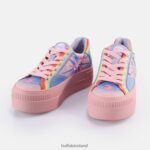 Lilac Love Buffalo Paired Graffiti Sneakers Low vegan |Sneakers F06ZHH33 - Image 3