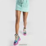 Mermaid Purple Buffalo Aspha Lace Up Hi Ankle Boot vegan |Boots F06ZHH439 - Image 2