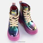 Mermaid Purple Buffalo Aspha Lace Up Hi Ankle Boot vegan |Boots F06ZHH439 - Image 7