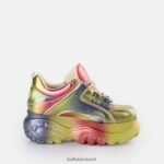 Multi-Metallic Buffalo Classic low sneaker |Sneakers F06ZHH606 - Image 4