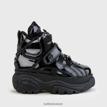 Noir Buffalo Classic High cuir |Sneakers F06ZHH120