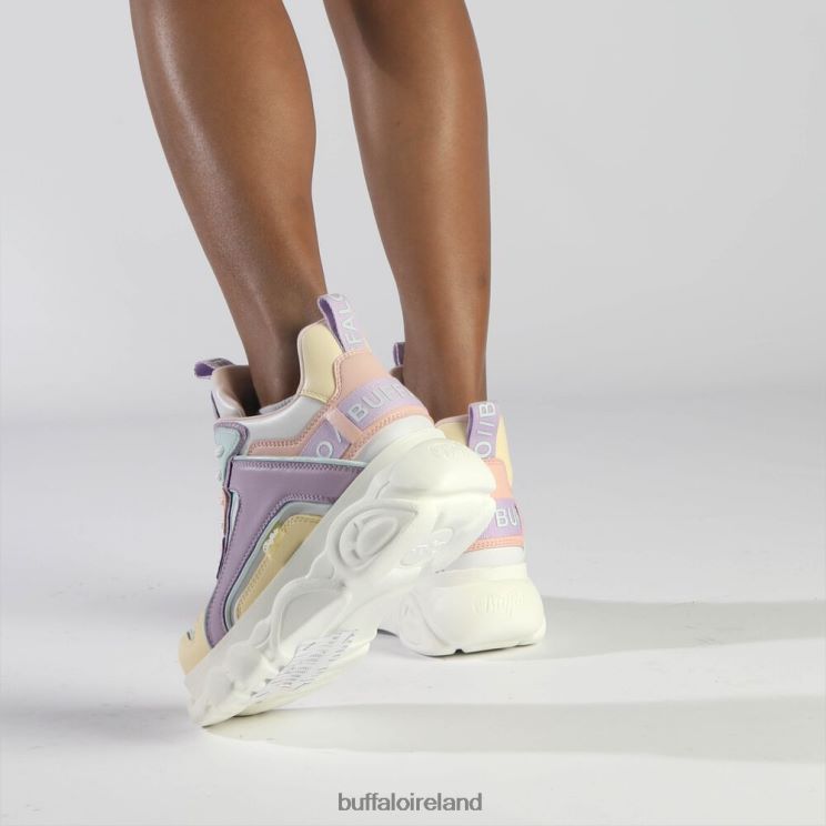 Off-White/Vanilla/Purple Buffalo CLD Chai Sneakers Low vegan |Sneakers F06ZHH74 - Image 2