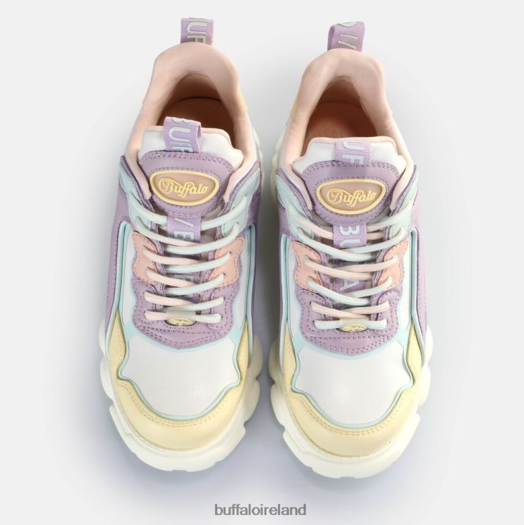 Off-White/Vanilla/Purple Buffalo CLD Chai Sneakers Low vegan |Sneakers F06ZHH74 - Image 3