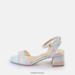 Pastel Mix Buffalo Rainelle Heeled Sandals vegan |Sandals F06ZHH539