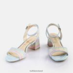 Pastel Mix Buffalo Rainelle Heeled Sandals vegan |Sandals F06ZHH539 - Image 4