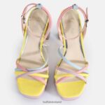 Pastel Multi Buffalo Cherry Cage Heeled Sandals vegan |Sandals F06ZHH310 - Image 3